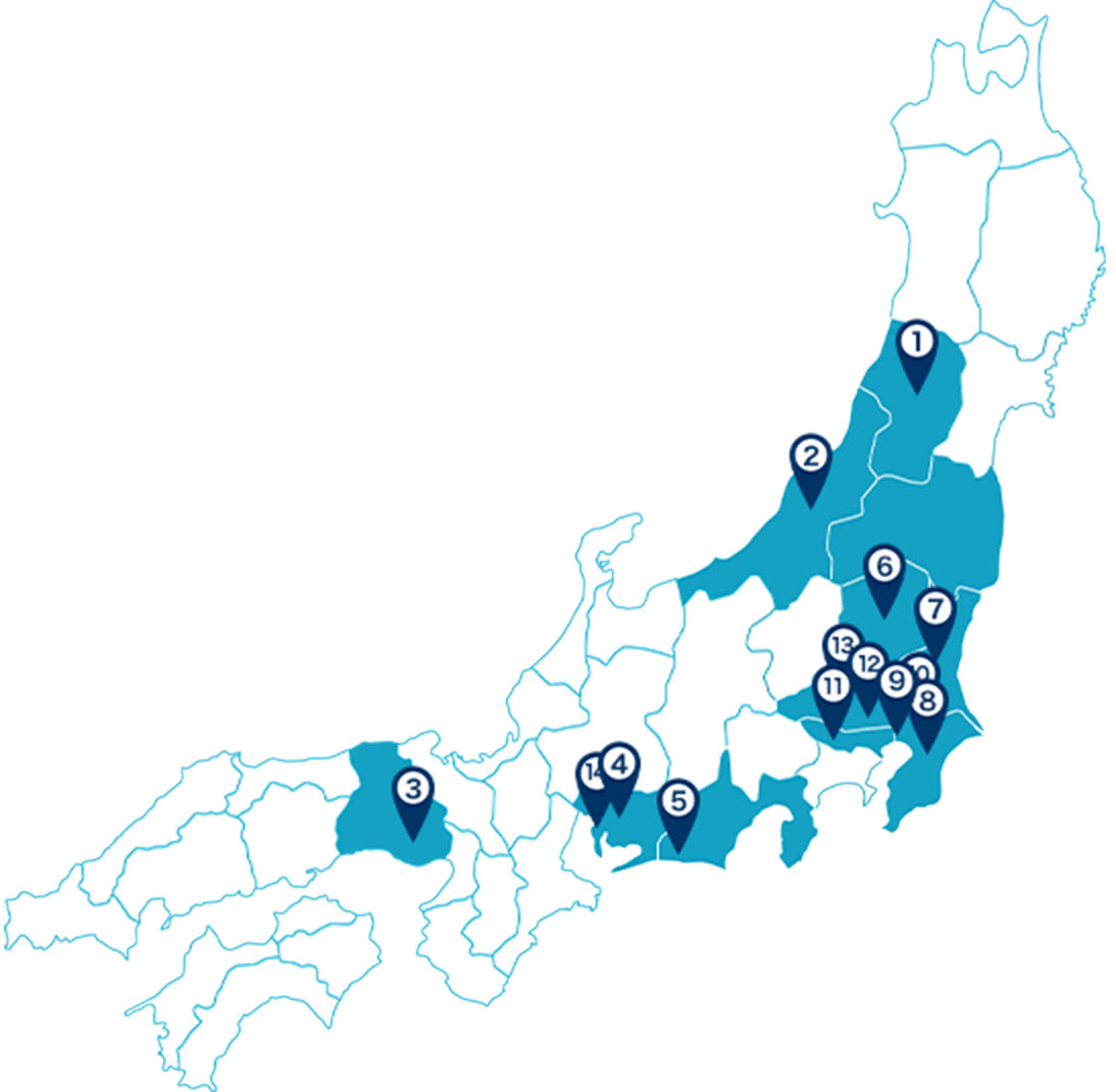 センター運営事業を支えるネットワーク